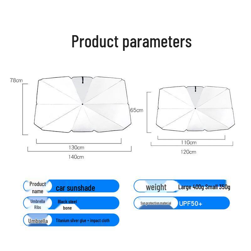 Car Windshield Sunshade: Heat Insulation Sun Visor for Interior