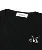 MUCENT Sharon V-Neck Crop Ribbed Knit (3 Colors)