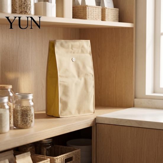 Vegetable Storage Bags Reusable Self Sealing Potato Onion Bags, Light Blocking Bag with Side Home Kitchen Supplies Zipper, Non-woven Fabric