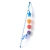 Felt Star Feather Teaser Stick Colorful Soft Hairball Star Cat Teaser Stick for Home Blue