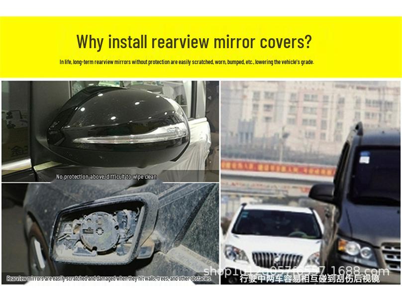 Santa Fe Rearview Mirror Cover Trim for Hyundai IX45 13-17