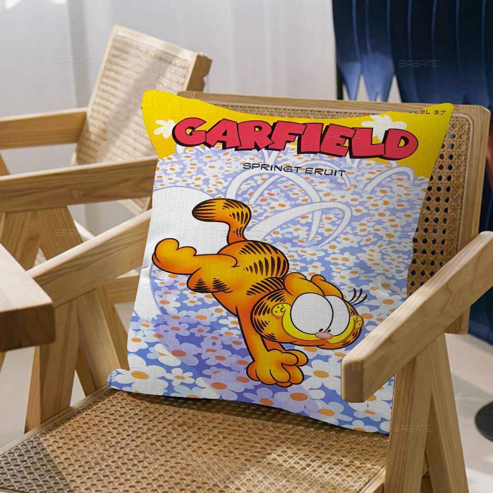 

Anime G-Garfields Cat pillow cover sofa cushion cover home room decoration children gift 12x12Inch