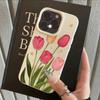 Tulip Flowers And Star Patterns Phone Case For IPhone 17 16 15 14 Pro Max 12 11 13 XS X 16 Plus 16e Shockproof Cover