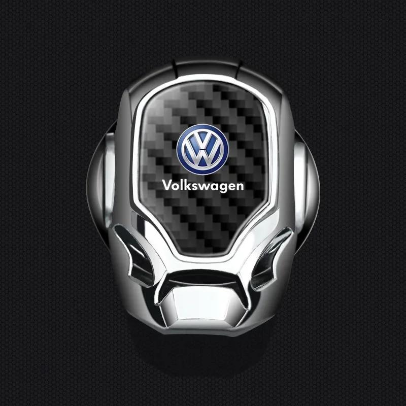 2025 Heißes Auto Styling ONE-CLICK Startknöpfe Schutzabdeckung Dekoration Für Volkswagen MK5 MK6 CC Golf 4 6 GTI Tiguan Passat B5 B6 B