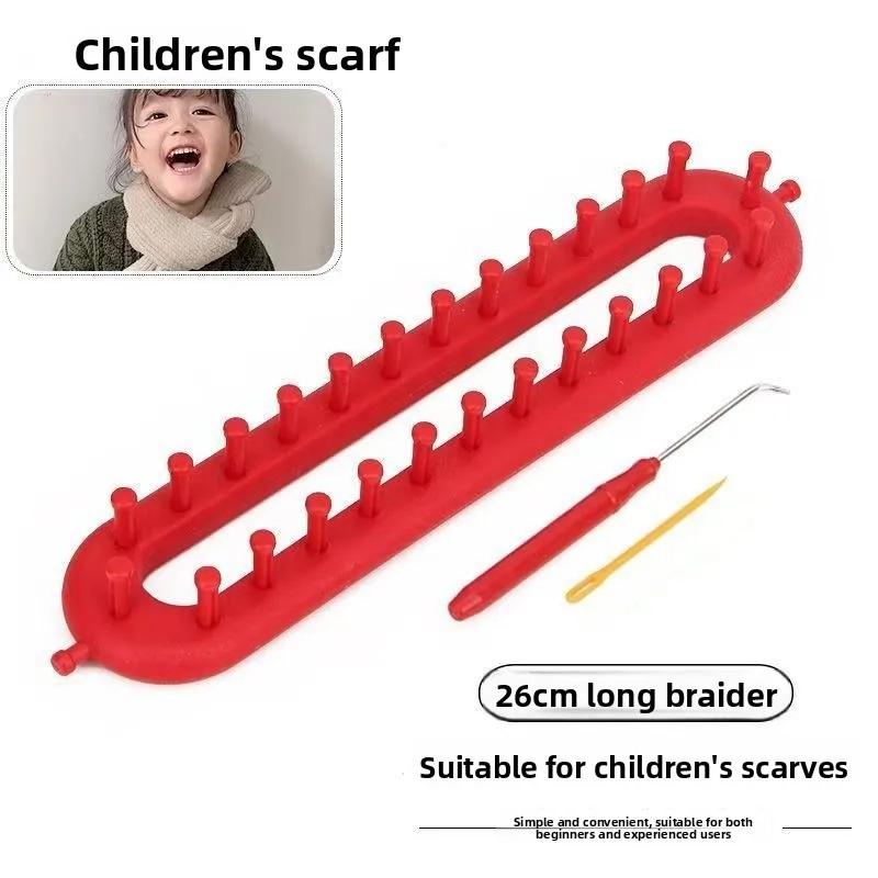 

DIY Plastic Weaving Loom Knitting Kit Durable Portable Handmade Craft Rectangle Wool Knitter DIY DIY Machine Sewing Tools Loom