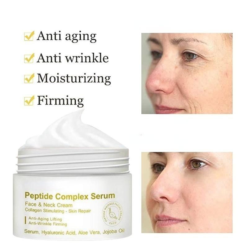 Anti-wrinkle Cream Hyaluronic Acid Moisturizing Skin Care Peptide Complex Essence Firming Whitening Beauty Cosmetics