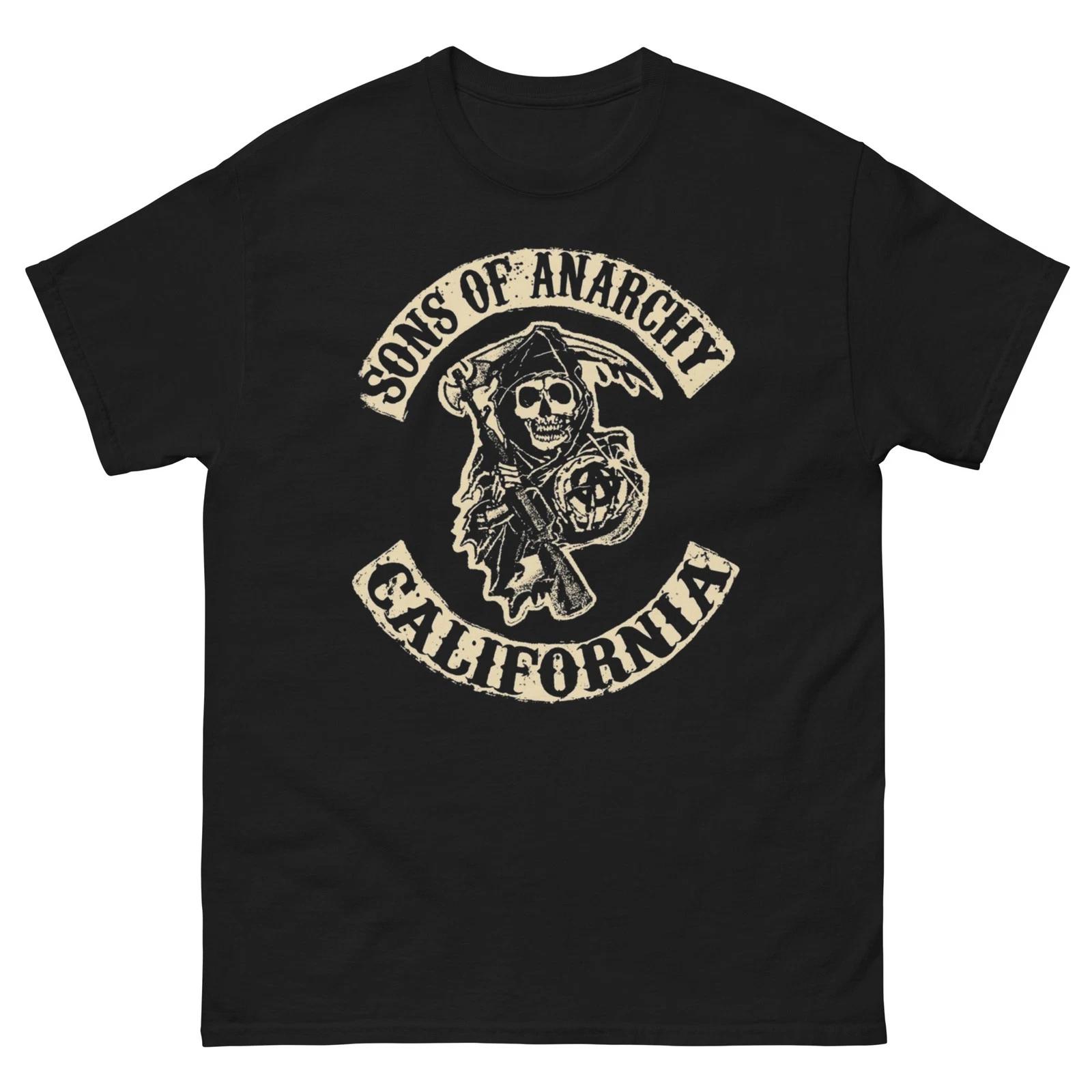 Sons of Anarchy SAMCRO Vintage Biker T-Shirt Motorcycle Club Graphic Tee 3XL