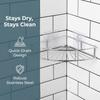 Triangular Design Corner Bathroom Shelf Bathroom Rack Organizer  Bathroom Kitchen Shower