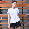 Li-Ning Comfortable Simple Casual Short Sleeve Regular T-Shirt Women Tops Black ATSS958-1