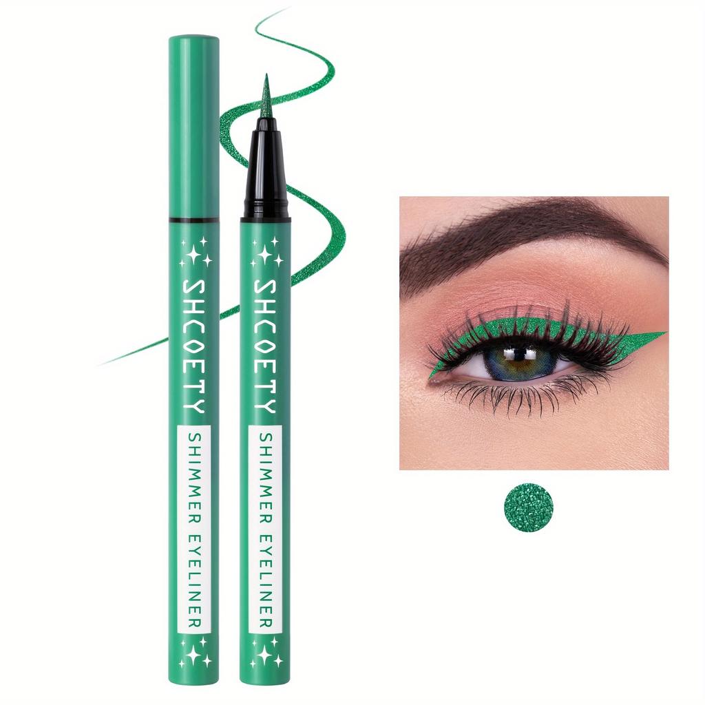 8 Color Single Pearlescent Fine Shimmer Eyeliner Pen, Eye Contour Pencil