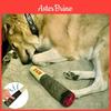 Jouet Chien en Peluche Squeaky de Haute Qualité Présentant un Design Réaliste de Cigare Vert