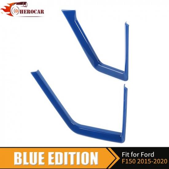 4x Blue Inner Door Speaker Strip Cover Trim For Ford F-150 2015- Accessories