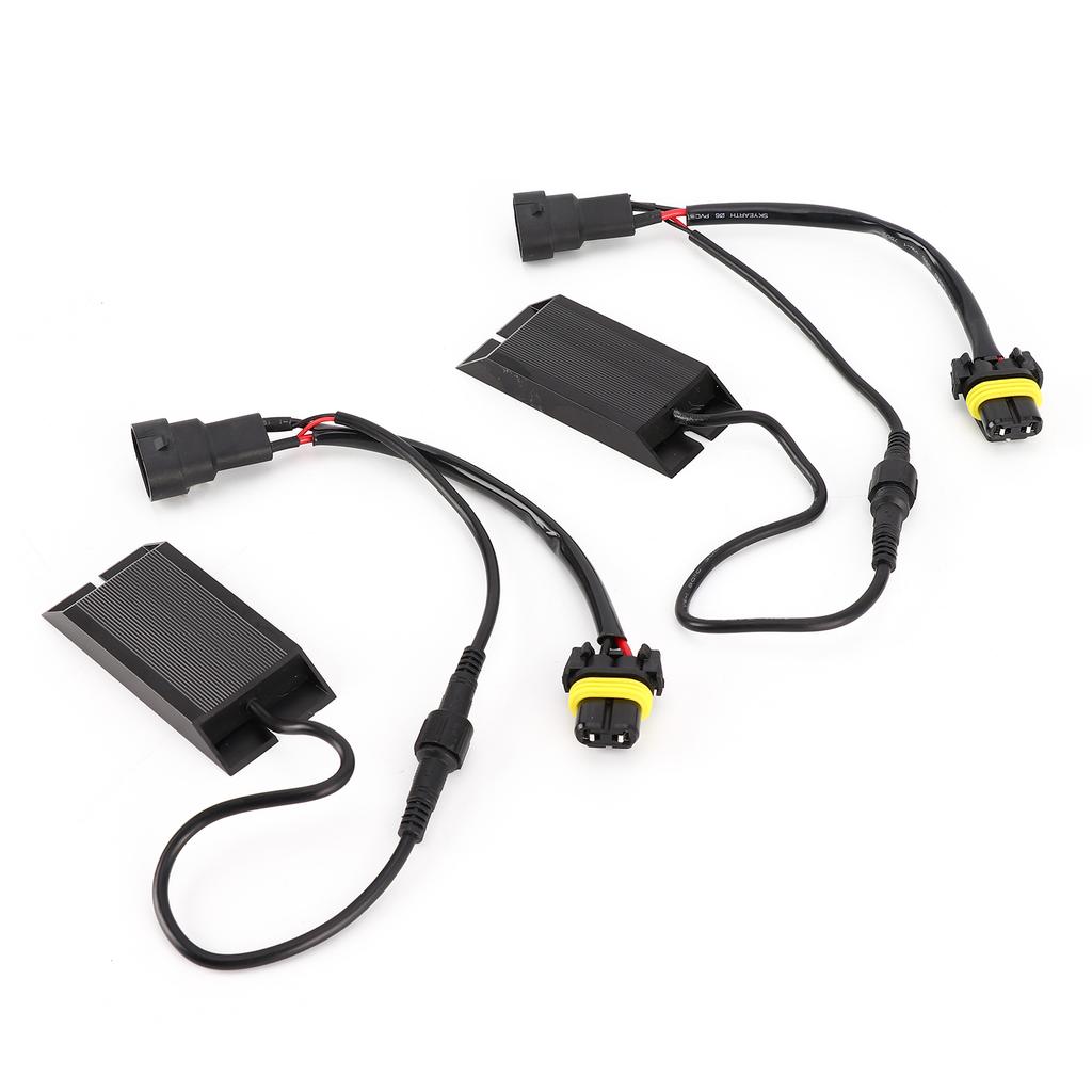 Paar Auto-Licht-Splitter-Widerstands-Decoder 9006-Sockel Hohe Leistung mit geringer Betriebswärme DC 12V