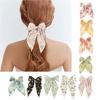 Stylish Floral Pattern Hair Barrettes Hair Clip Sweet Hairpin Barrette Bowknot Hair Clip Christmas for Women Girl