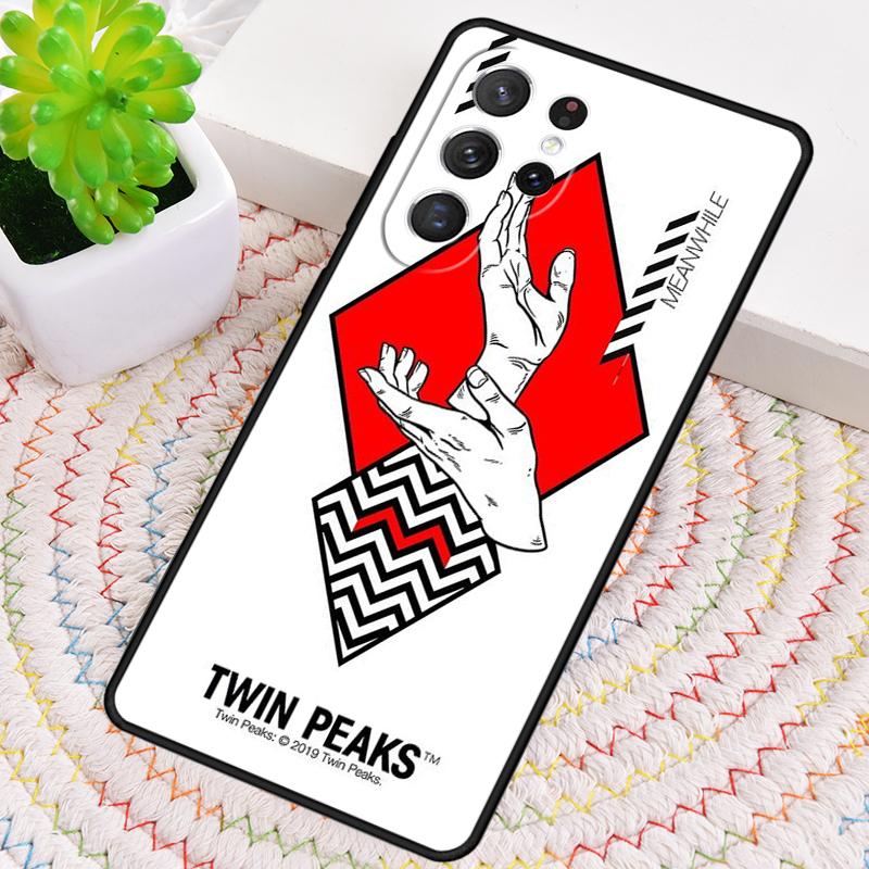 

Twin Peaks Meanwhile soft TPU Phone Case For Samsung Galaxy note 10 pro S26 S25 S24 S23 S22 Ultra Plus S21 FE S20 Cover Galaxy S23