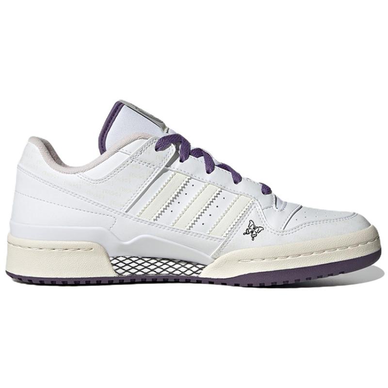Adidas Originals Forum Low Cl 'White Purple' Sneakers IE2121
