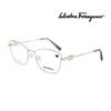 Salvatore Ferragamo Eyeglass Frames SF2224 712 Square Metal Women's Glasses