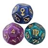 3 pz Dadi Astrologici a 12 Facce per Divinazione delle Costellazioni Giocattoli per il Tempo Libero e l'Intrattenimento Giocattoli per Giochi di Festa Gioco di Ruolo