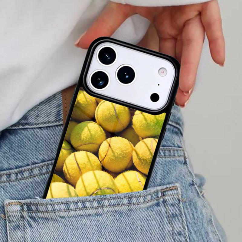 

Спортивный чехол для телефона с изображением теннисного мяча для iPhone 17 Pro Max 12 13 14 15 16e 17 Pro Max Plus Air Cover iPhone 12