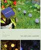 Solar-Powered Waterproof LED Mushroom String Lights for Outdoor Gardens