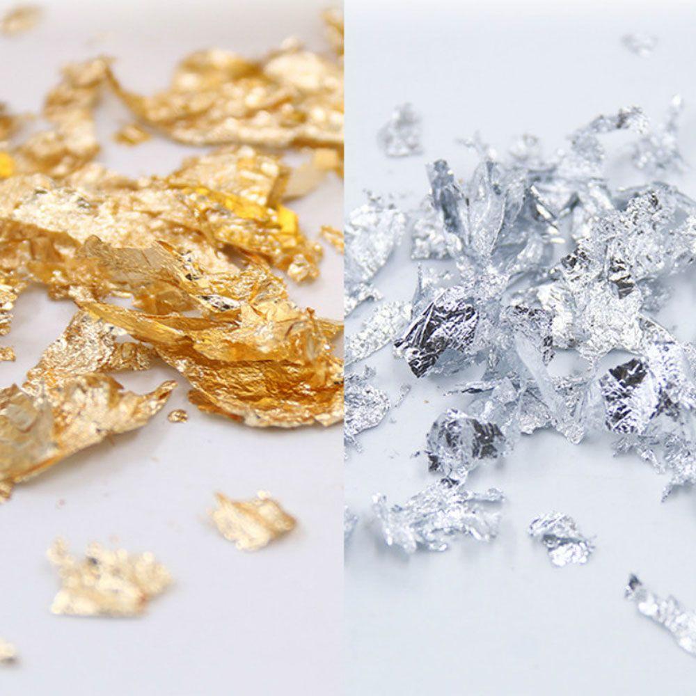 Schmuckherstellungswerkzeug Kunstdekoration Füllmaterialien Harzformfüllungen Blattgoldflocken Goldfolie