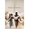 Jesus Carry The Cross Posters and Prints Canvas Printing Vintage Christian Wall Art Picture for Living Room Home Decor Gifts