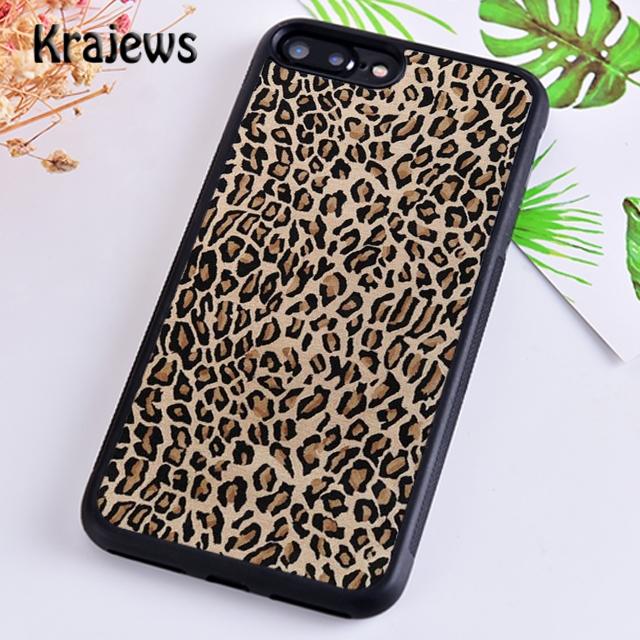 Krajews Tiger leopard print Soft Phone Case Cover For iPhone 17 Air 16 15 14 plus 12 pro max coque Shell Fundas