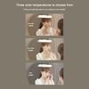 Wireless Mirror Front Lamp Battery Operated LED Magnetic Cabinet Lights Adjustable Color Brightness & Angle for Home Bathroom