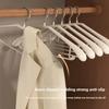 3pcs/5pcs/10pcs/30pcs/50pcs Wide Shoulder Seamless Hanger, Anti Slip, Strong Load-bearing, Suitable for Both Dry and Wet Use