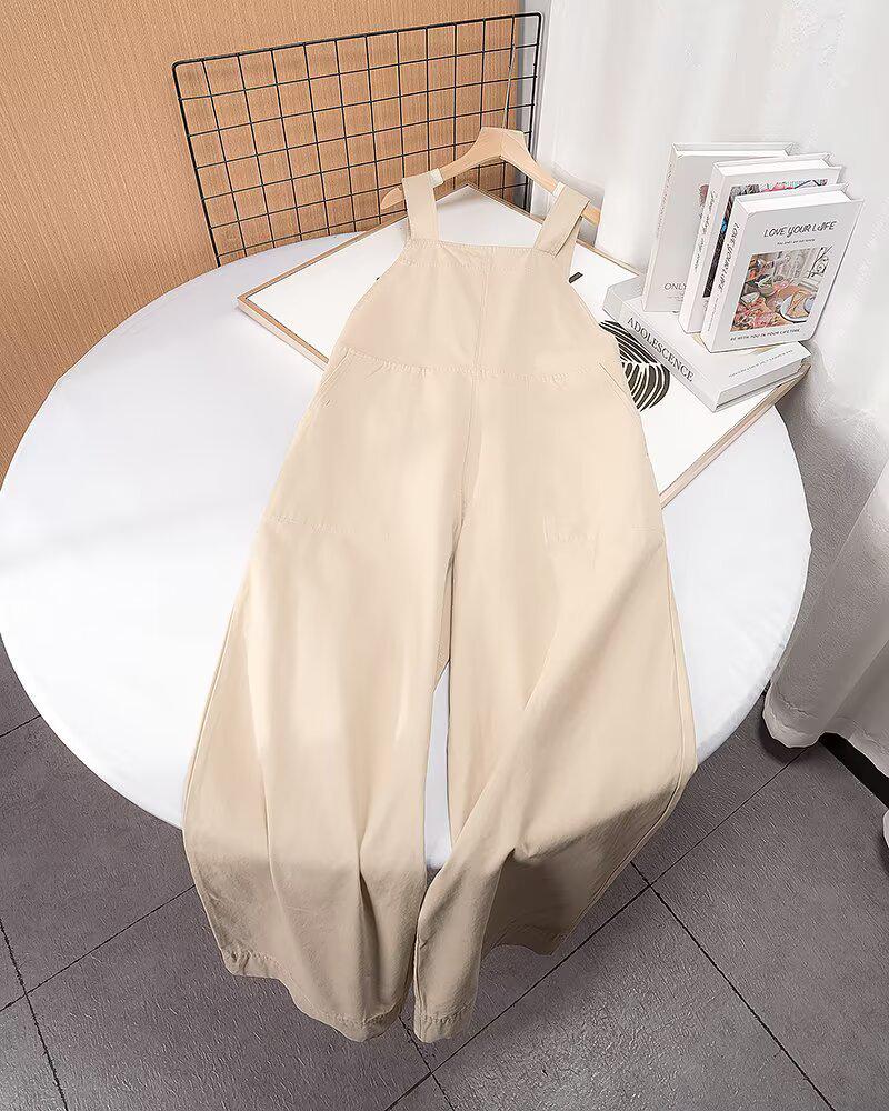 

Весенний женский универсальный модный рабочий комбинезон S бежевый