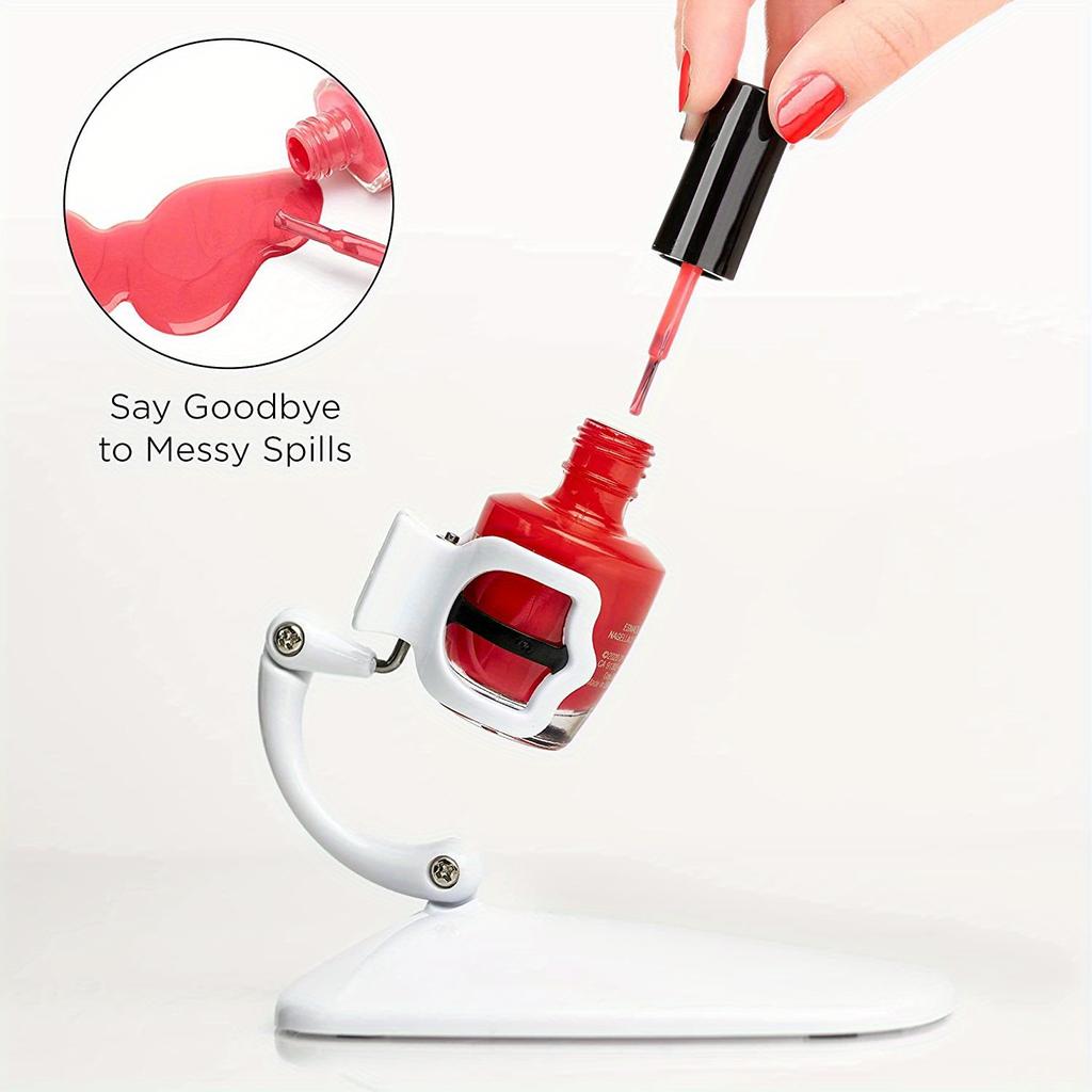[Geruchloser Easy-Grip Nagellackhalter] Easy-Grip Nagellackhalter für geschmeidiges Auftragen - Geruchloser Maniküre- & Pediküre-Begleiter