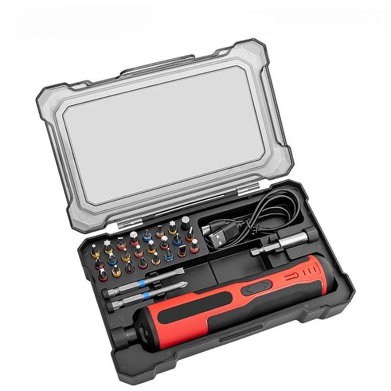 

USB-Charging Electric Screwdriver Set Mini Power Screwdriver Home Repair DIY Tool Set Set of 29