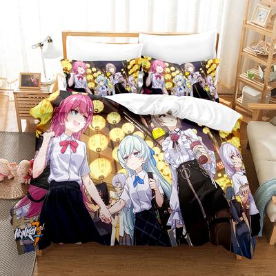 Neue Anime Honkai Impact 3rd Bettwäschesets Bettbezug-Set mit Kissenbezug Twin Full Queen King Bettwäsche Bettwäsche Heimtextilien