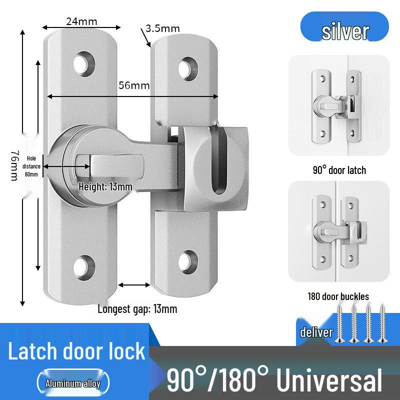 Aluminum Alloy Sliding Door Lock Clasp