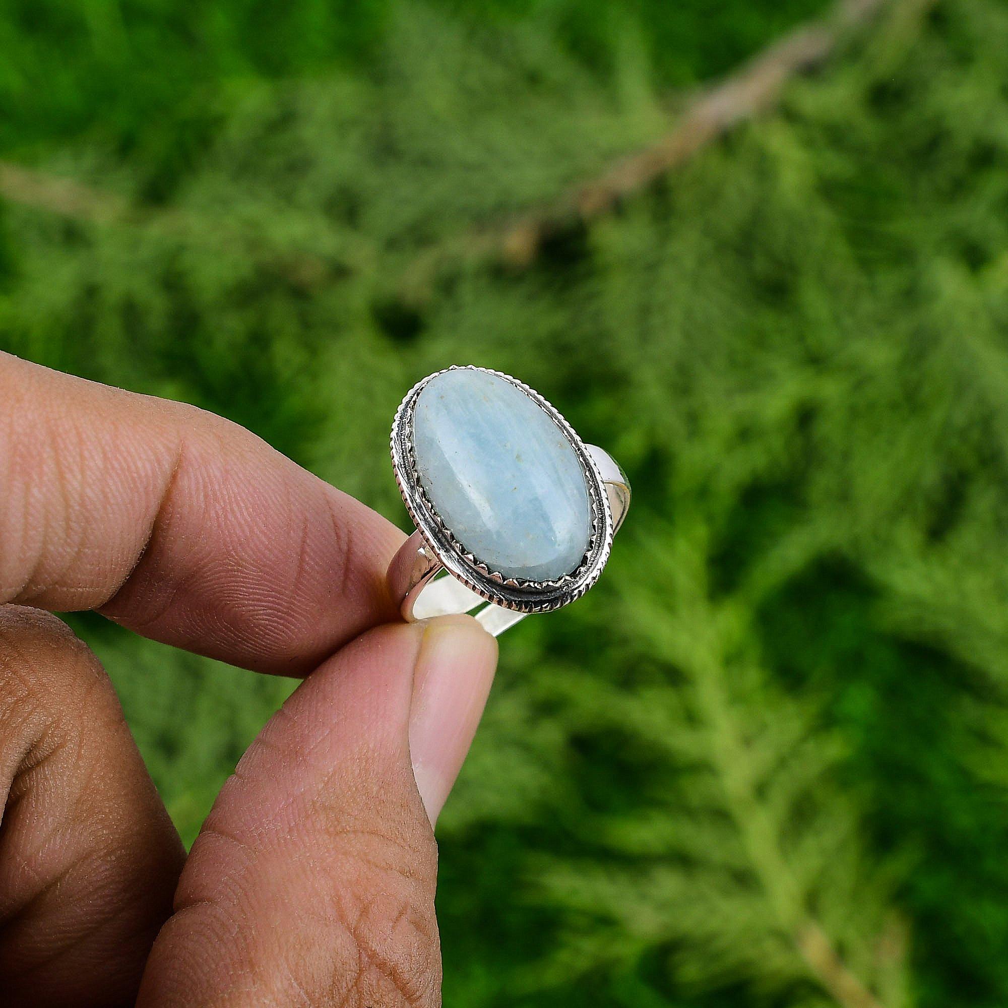 

Распродажа ко Дню матери Натуральный амазонит 925 стерлинговое серебро кольцо с несколькими камнями ювелирное изделие Adjustable