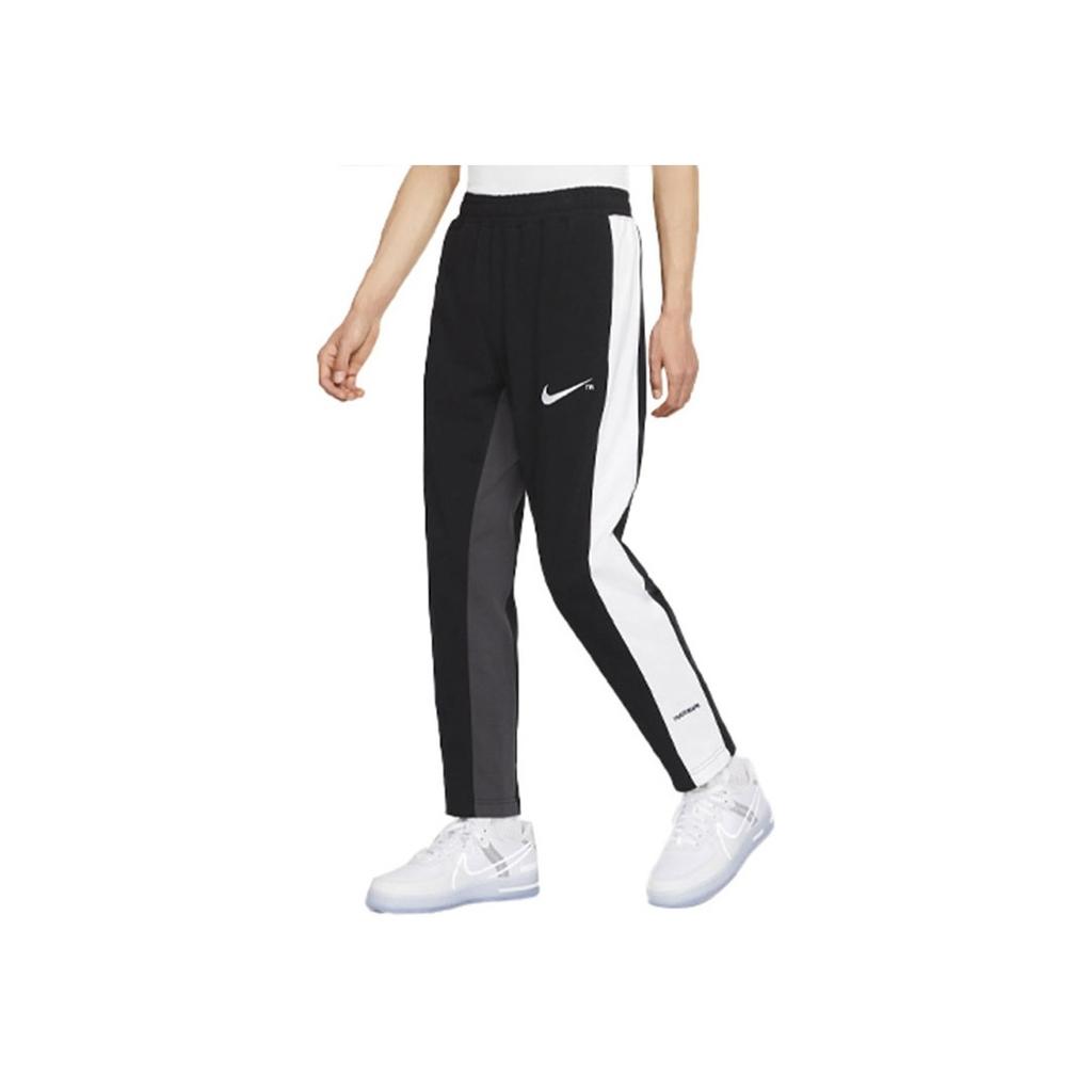 Nike Sportswear Swoosh Color-Block Knit Pants Men Bottoms Black DD5988-010