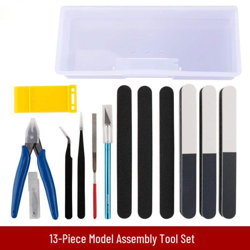 Newbie Gundam 13-Piece Basic Model Assembly & Sanding Set
