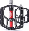 CXWXC Aluminium-Plattform-Fahrradpedale mit Pins und Reflektoren, Maschinell bearbeitet