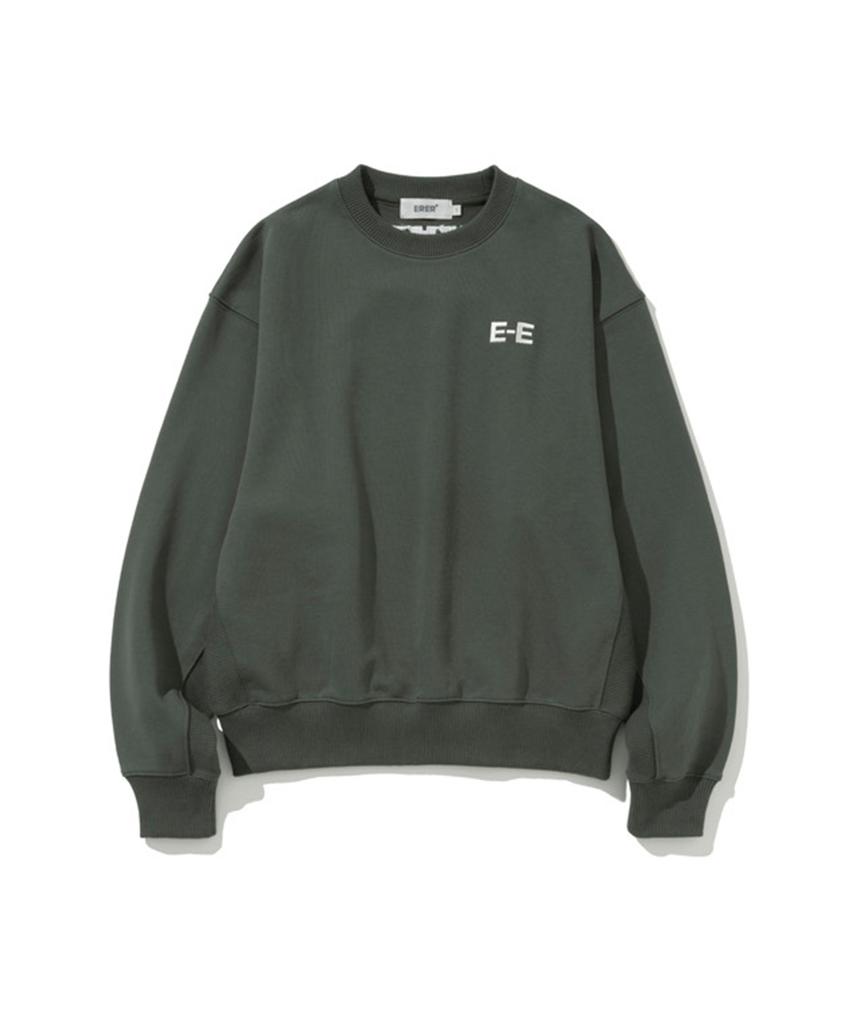 ERER Embroidered Detail Sweatshirt Green