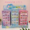 3 PCS Creative Space Dessert Animals Cartoon 3D Relief Stickers Scrapbooking DIY Journal Cute Stationery Office School Supplies