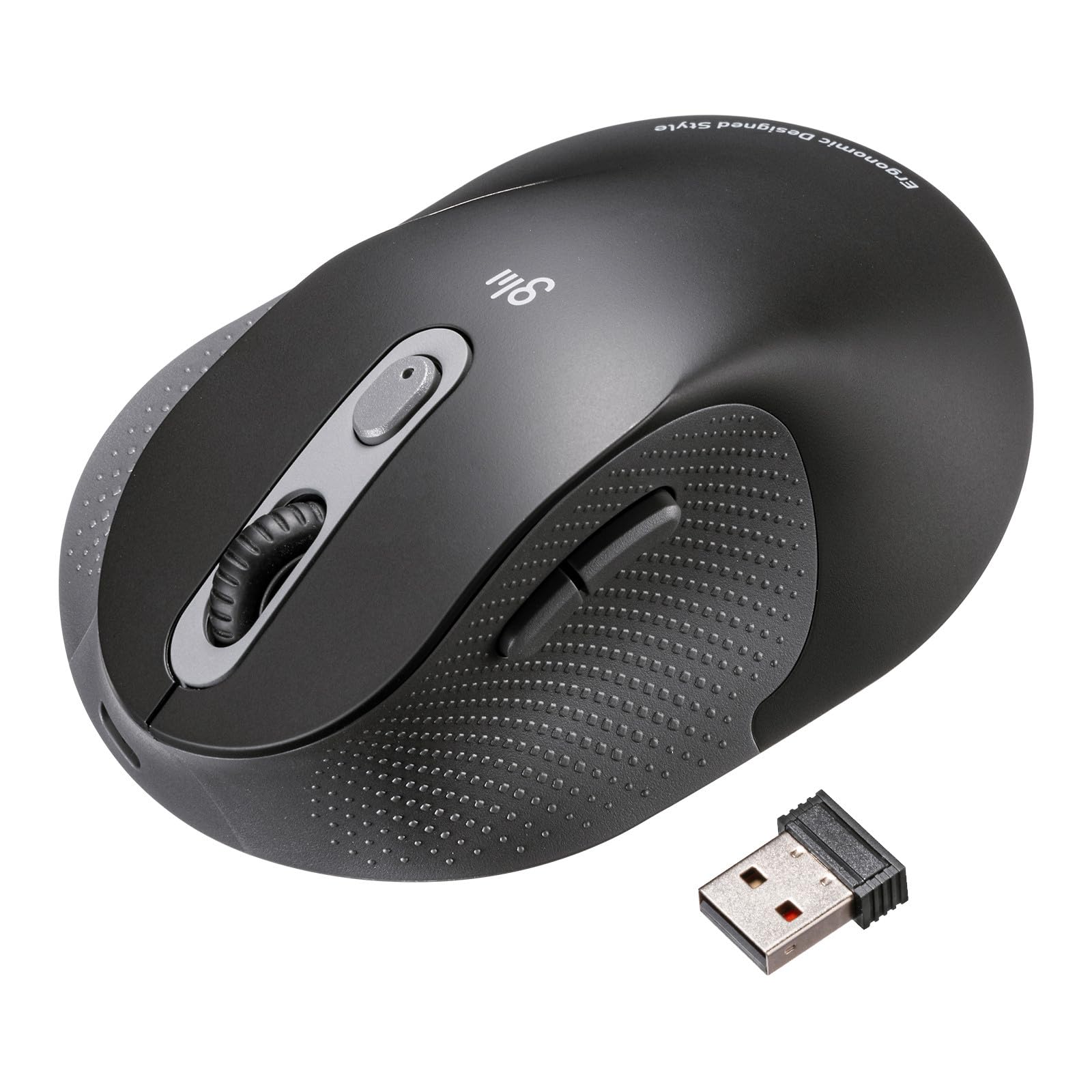 

Sanwa Supply Silent Wireless Ergonomic Mouse (2.4GHz Wireless, 58mm Height) MA-EWBS528LBK