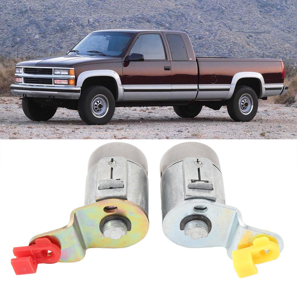 Lock Door Cylinder Set with Keys 89056724 Metal Enhanced Safety High Strength Car Lock Door Cylinder