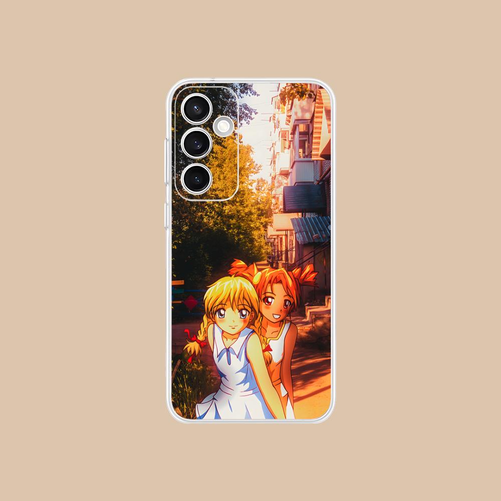 Everlasting Summer Alisa Clear Mobile Phone Case for Samsung Galaxy S25 S24 S23 S22 S21Plus FE Ultra Colorful Cover