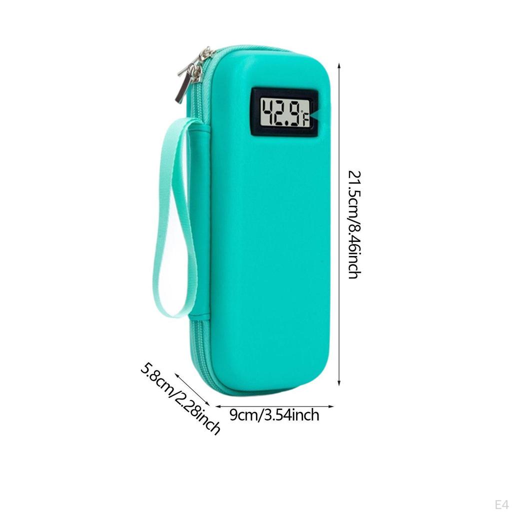 Insulin Cooler Travel Case Insulated Cooling Bag for Diabetic Supplies Trips