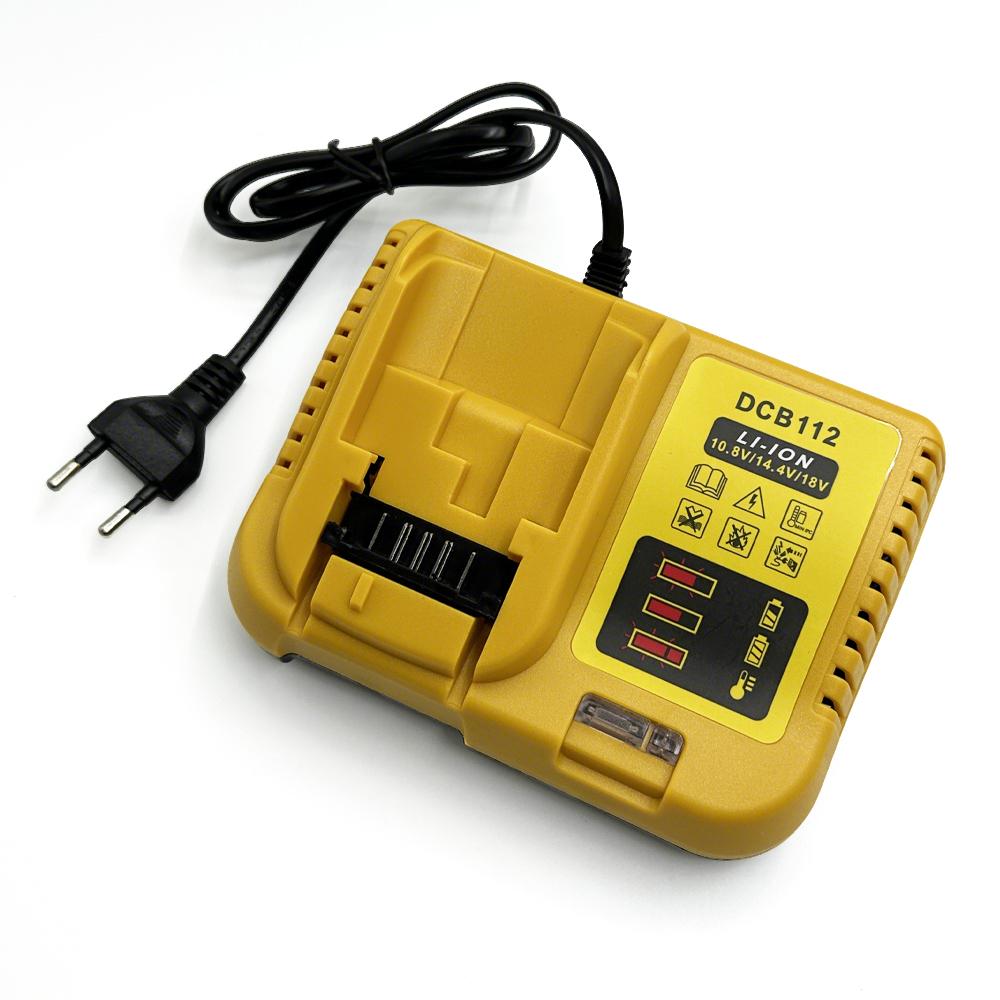 EU DCB111 Battery Charger Replacement for DeWalt 11V 11V Lithium-Ion Battery DCB118 DCB111 DCB111 DCB611(Not included Battery)