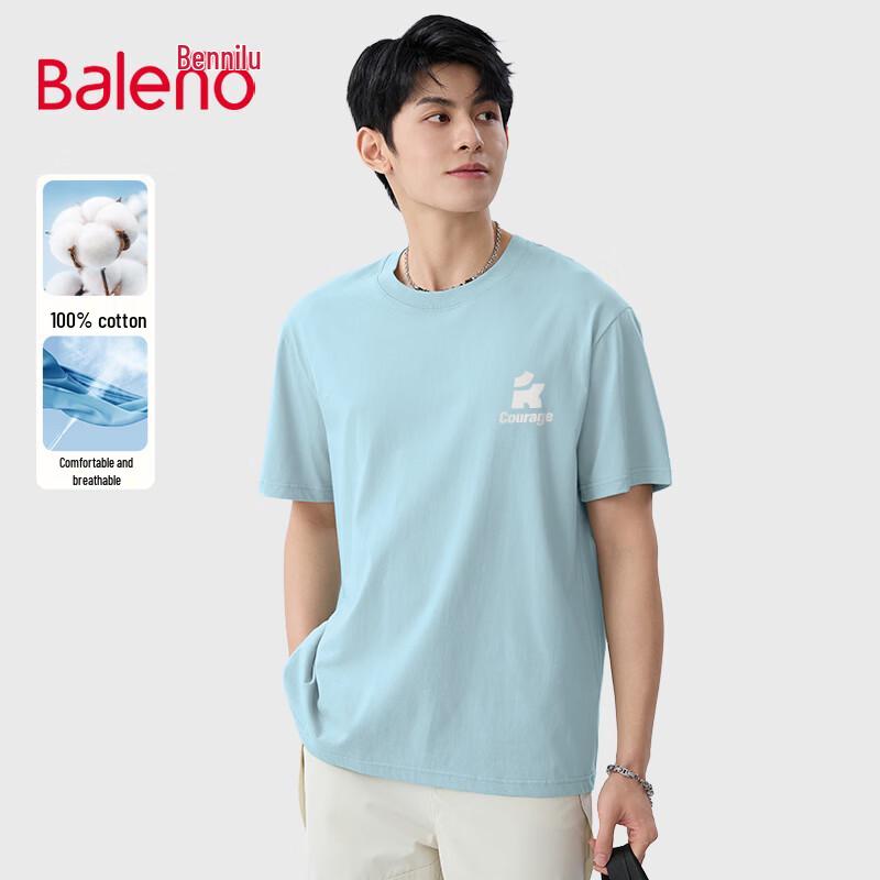 Baleno Men s JPB Graphic Loose Fit Cotton Tee L
