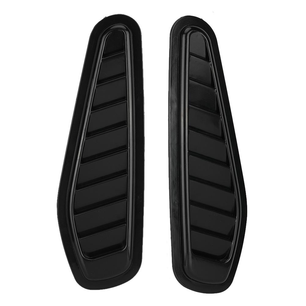 2pcs Car Air Flow Intake Decorative Scoop Bonnet Vent Hood Cover Universal