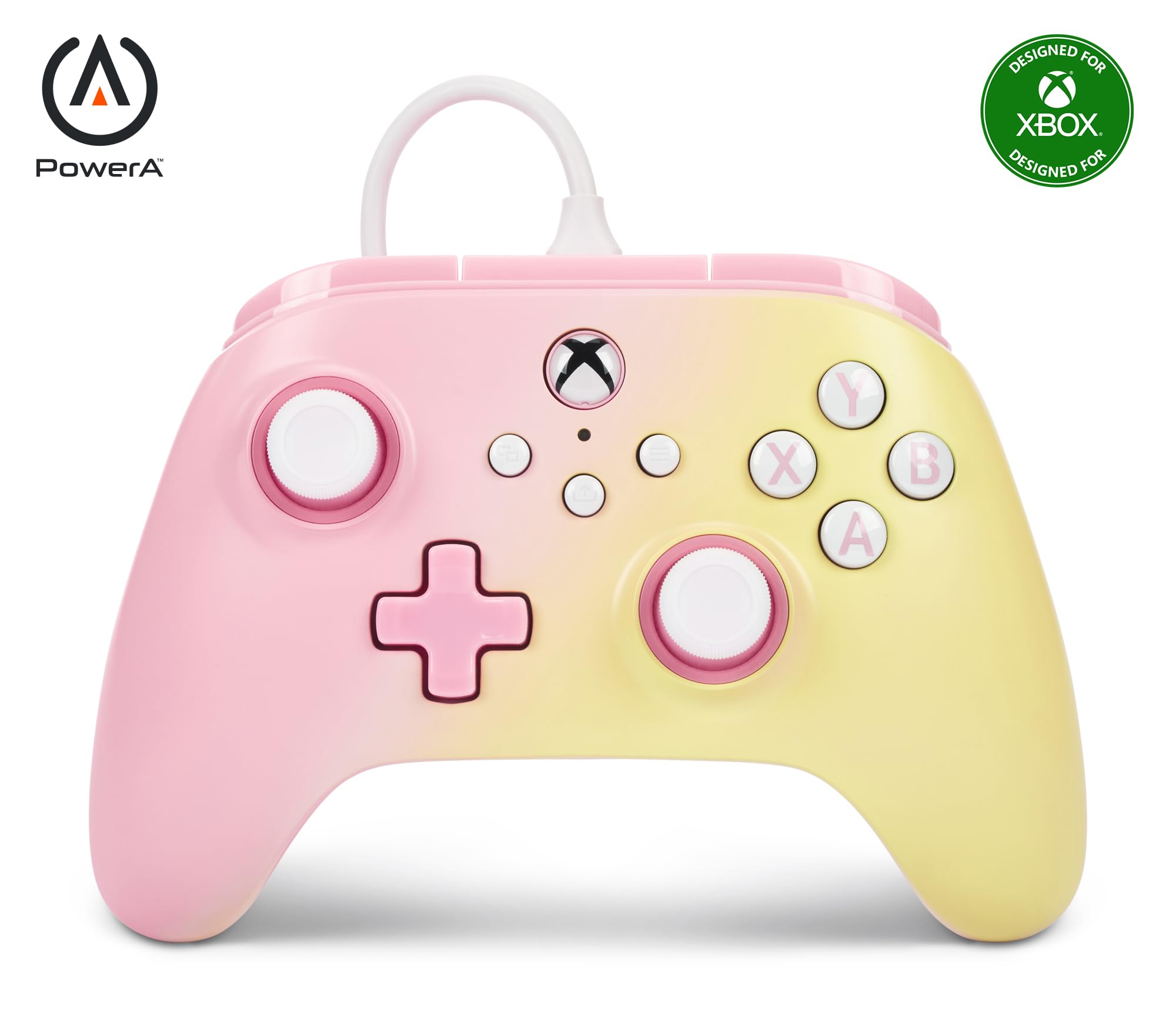 

Рік PowerA Advantage Wired Controller для серії Xbox Pink Lemonade Функція подвійної вібрації для ПК серії Xbox Windows [2 Гарантія] XS - XS 10/11
