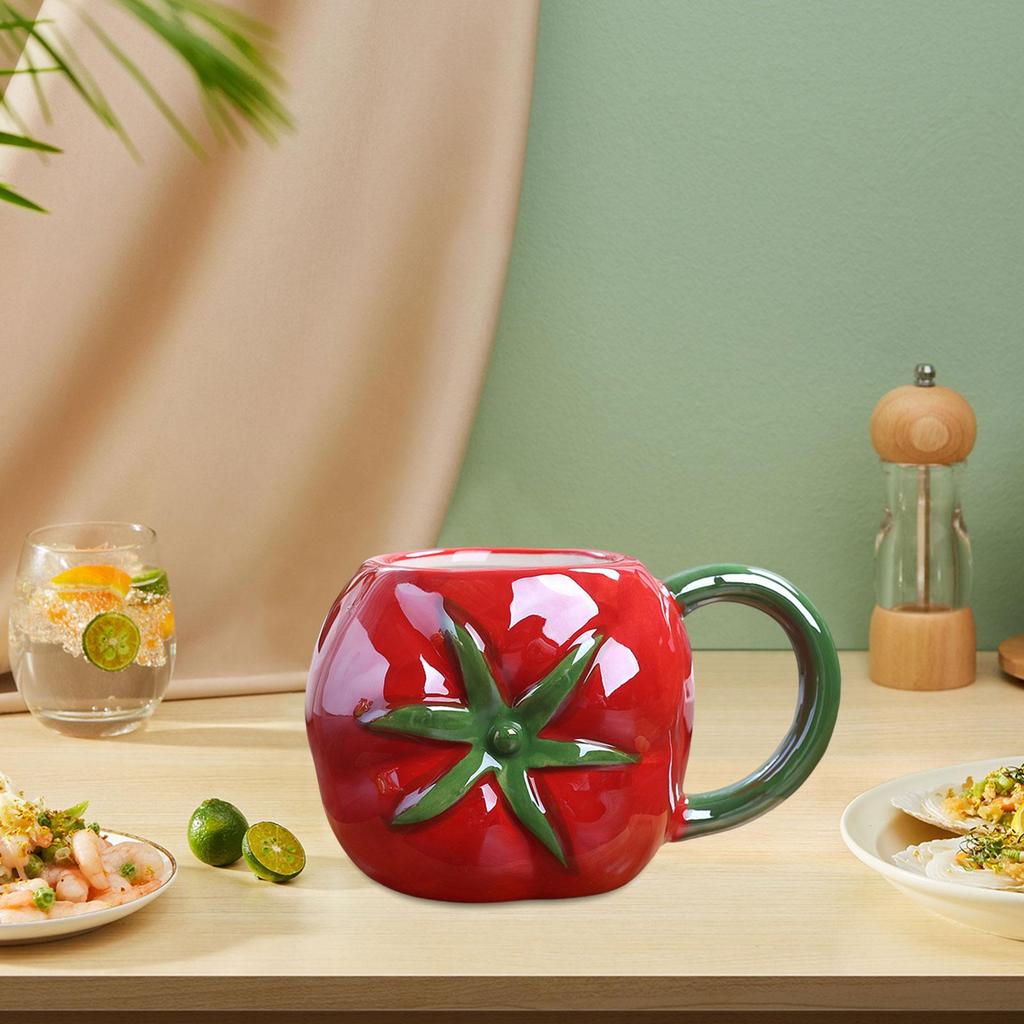Cute Ceramic Coffee Mug Tableware Juice Dinnerware Milk Cups Porcelain Morning Cup for Kitchen Household Office Holidays