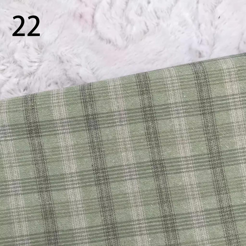 DIY Japonia Mała Grupa Tkanin Tkanina Barwiona Przędzą, do Szycia Ręcznie Robionego Patchworku Quiltingu Krata Paski Kropki Losowy 1 Styl/partia